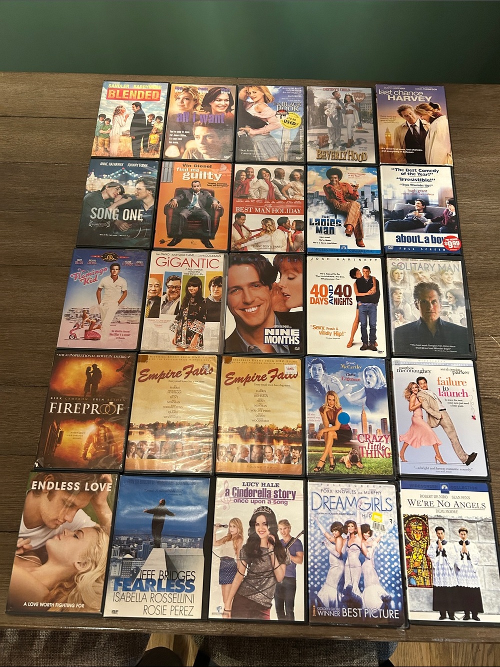 Mixed group DVDS 25 included Romantic comedy titles fully listed
